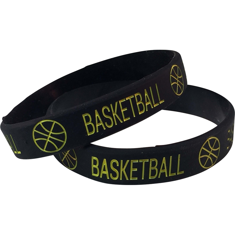 Basketball Wrist Band Silicone Basketball Wrist Band Express Medals