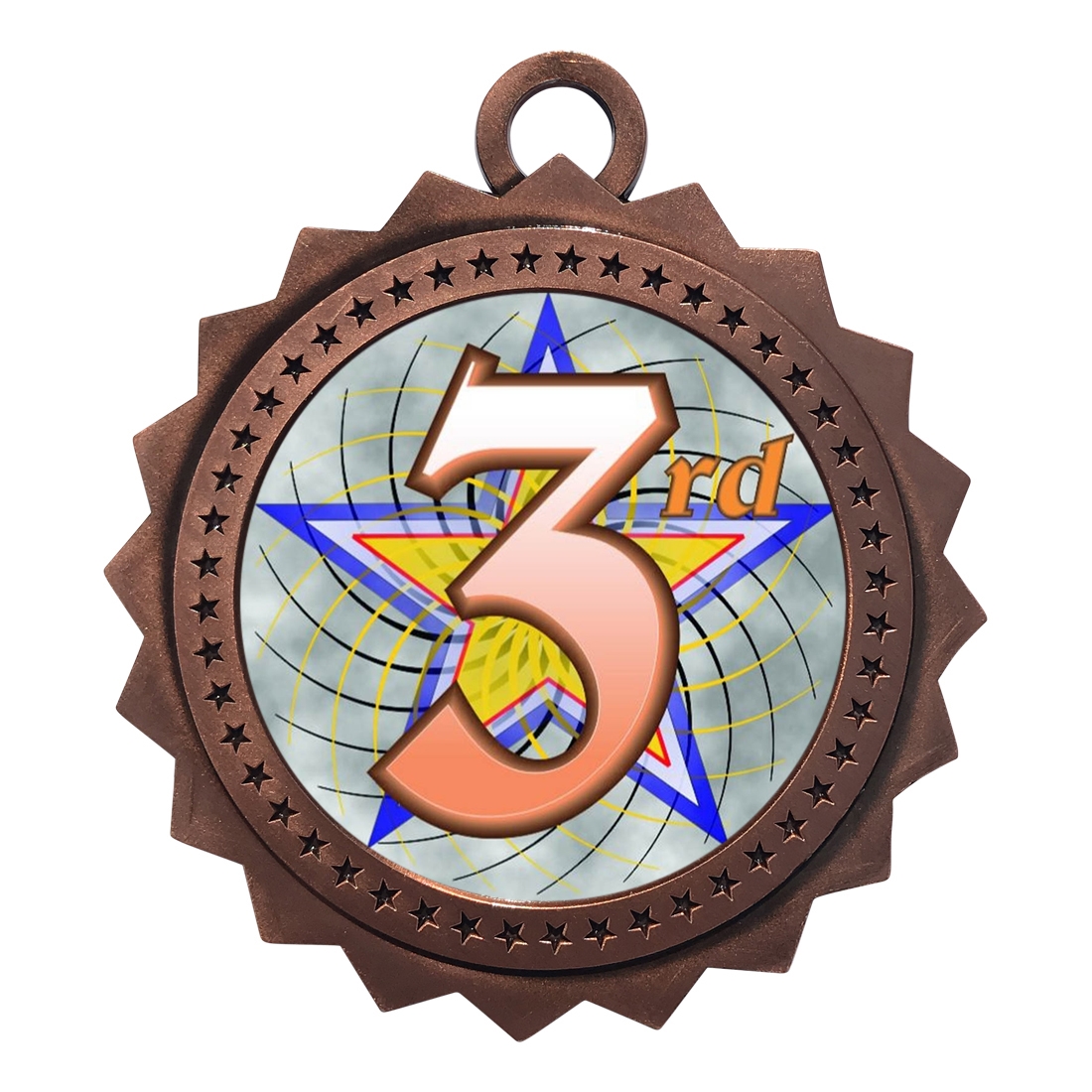 3" 3rd Place Medal (D03-FCL583)