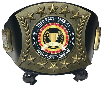 Championship karate top belt