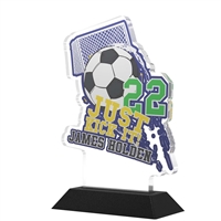 26" - 36" (sq. in.) Custom Full-Color Acrylic Stand Up Awards (EXPRESSCAA36)