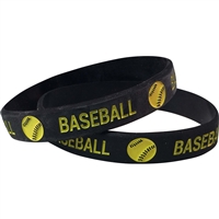 Silicone Baseball Wrist Band