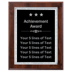 8" x 10" Custom Achievement Plaque