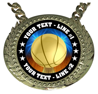 Personalized Basketball Champion Champ Chain