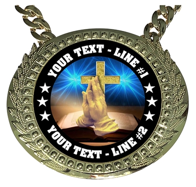 Personalized Religious Champion Champ Chain