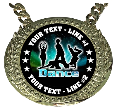 Personalized Dance Champion Champ Chain